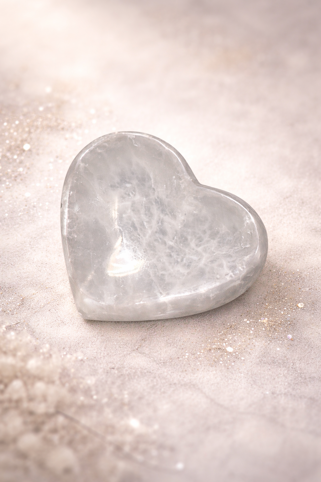 Seleniet schaal hartvormig.