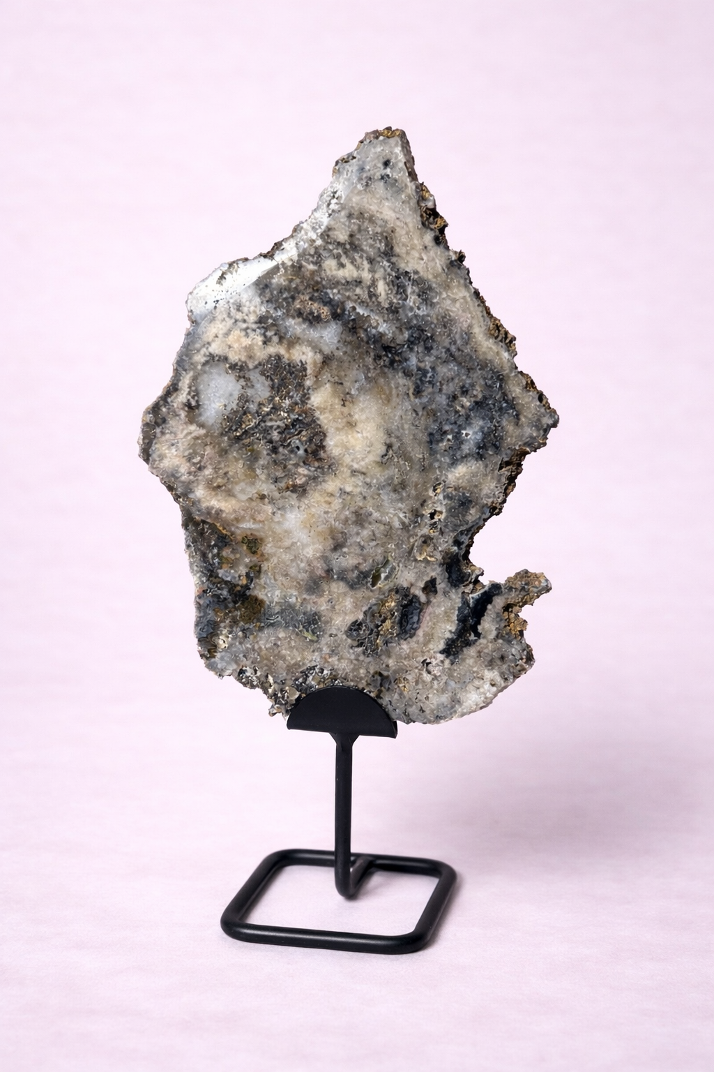 Agaatschijf op standaard