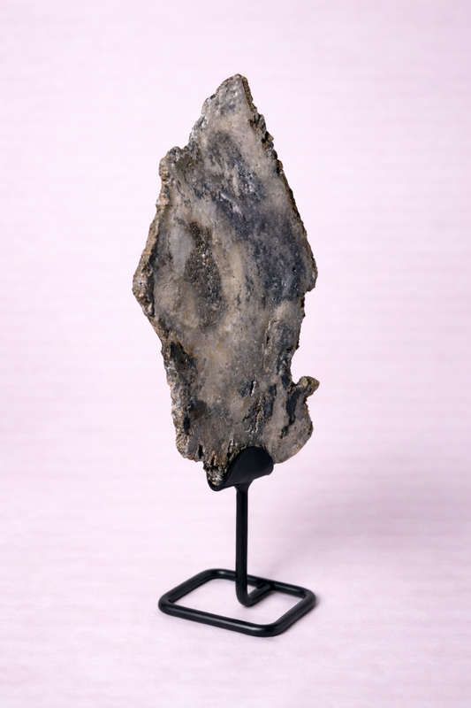 Agaatschijf op standaard