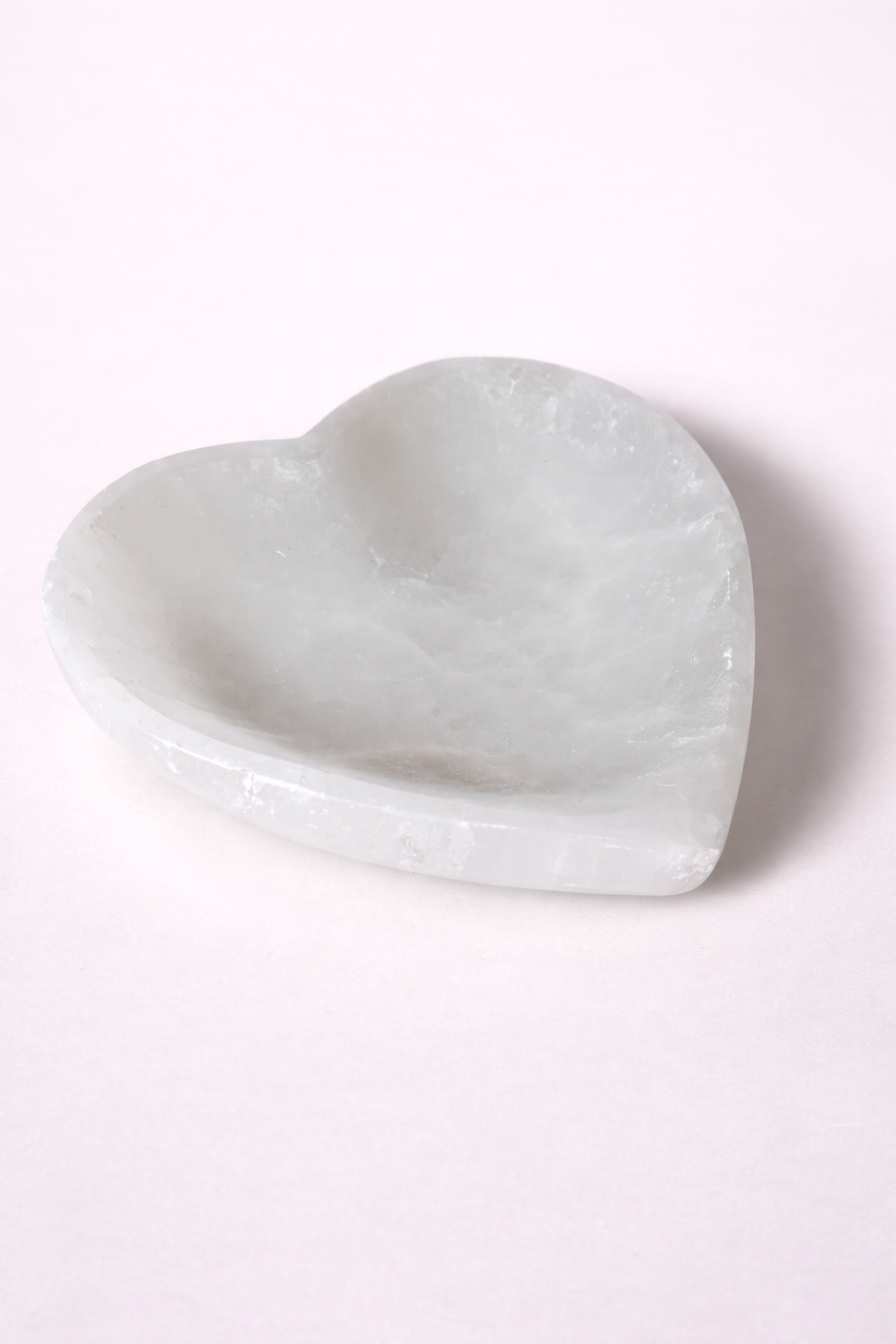 Seleniet schaal hartvormig.